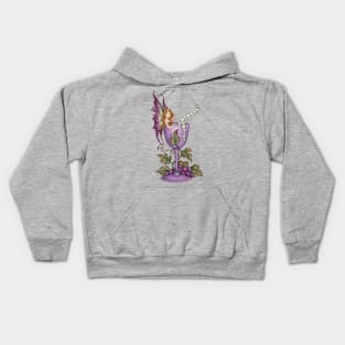 Wine Fairy Kids Hoodie